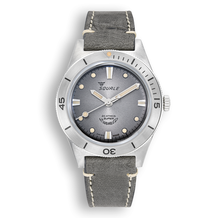 Squale Super-Squale Sunray Grey Leather SUPERSSSG.PG