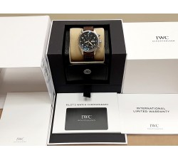 IWC Pilot's Watch Chronograph Spitfire black dial vintage NEW IW387903