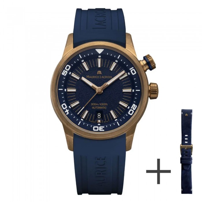 Maurice Lacroix Pontos S Diver Bronze Blu 42mm Limited edition PT6248-BRZ0B-430-4