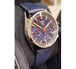 TAG Heuer Carrera Chronograph Blue 42mm NEW CBN201D.FC6543