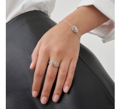 Anello Dune con diamanti in oro bianco ice 18Kt GAN2662W Annamaria Cammilli