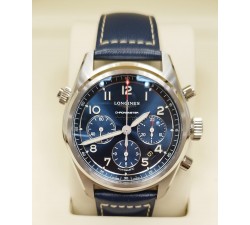 Longines Spirit Chrono 42 Blue NEW L3.820.4.93.0