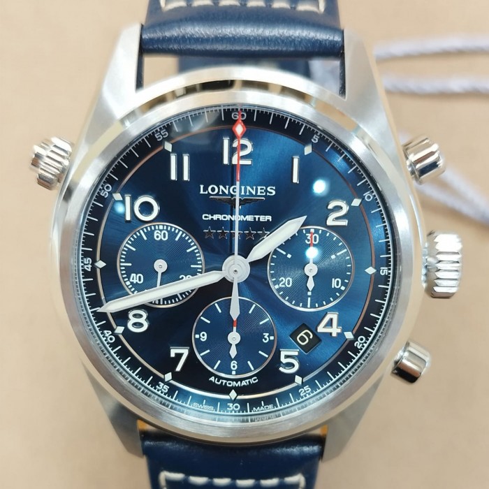 Longines Spirit Chrono 42 Blue NEW L3.820.4.93.0