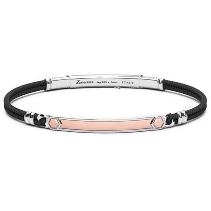 Bracciale Zancan in argento925 e oro rosa 18kt ESB248R-N