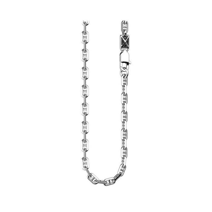 Collana Zancan in argento 925 e spinelli neri ESC057