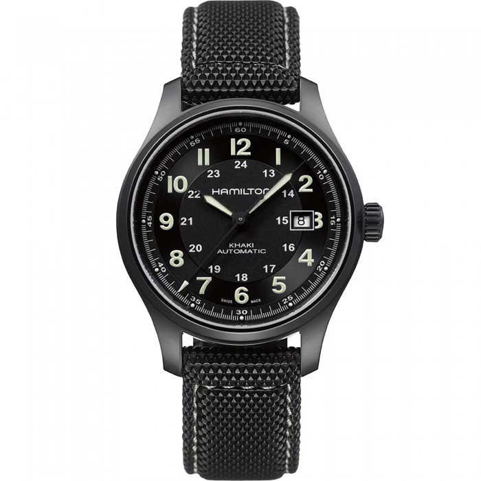 Hamilton khaki field titanium PVD auto 42mm H70575733