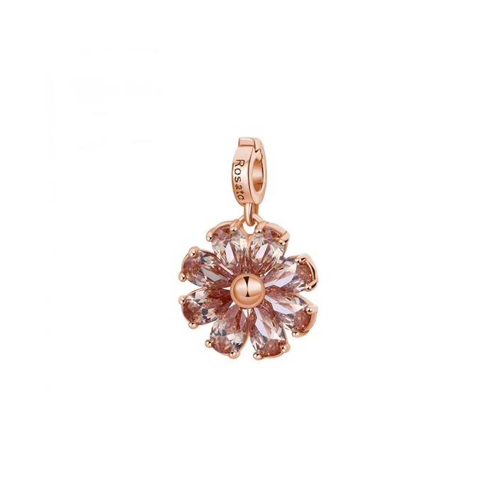 Ciondolo fiore arancio in argento 925 Rosato RZLE069