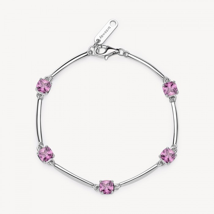 Bracciale Brosway in argento 925 con zirconia rosa FVP05