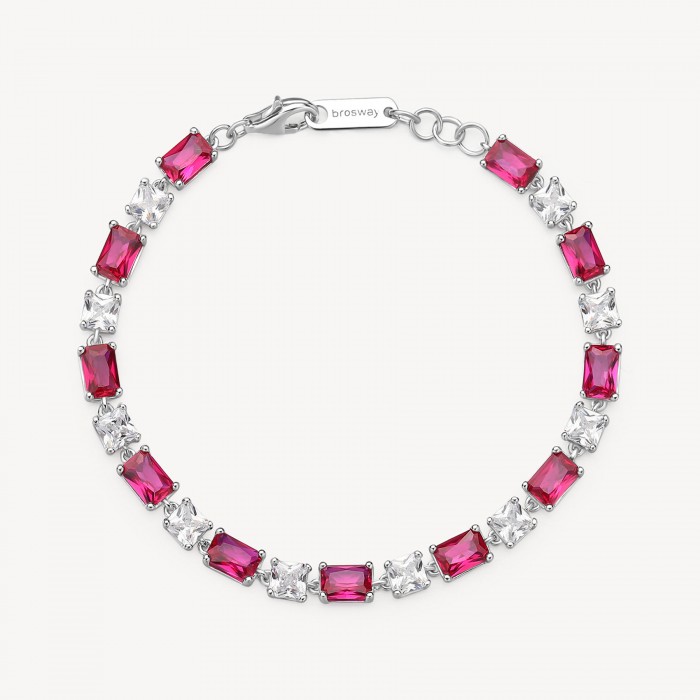 Bracciale Brosway in argento 925 con zirconia ruby FPR18