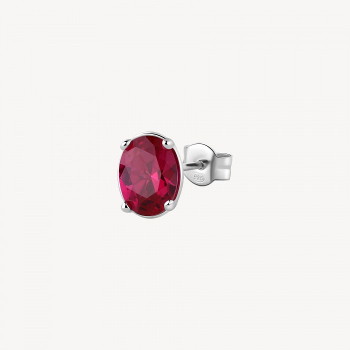 Orecchino Brosway in argento 925 con zirconia ruby FPR06