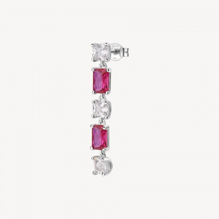 Orecchino Brosway in argento 925 con zirconia ruby FPR19