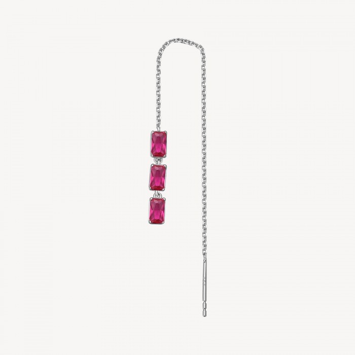 Orecchino Brosway in argento 925 con zirconia ruby FPR16