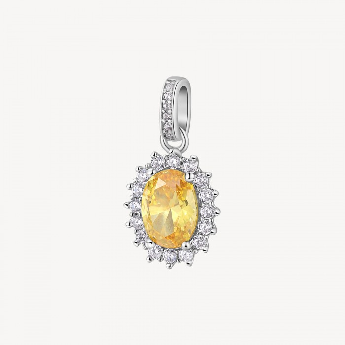 Pendente Brosway in argento 925 con zirconia energy yellow FEY04