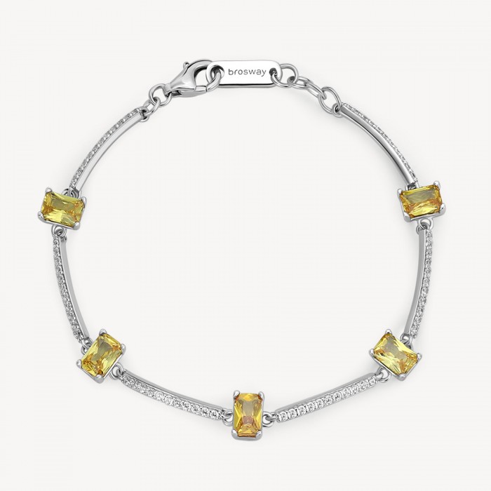 Bracciale Brosway in argento 925 con zirconia energy yellow FEY05