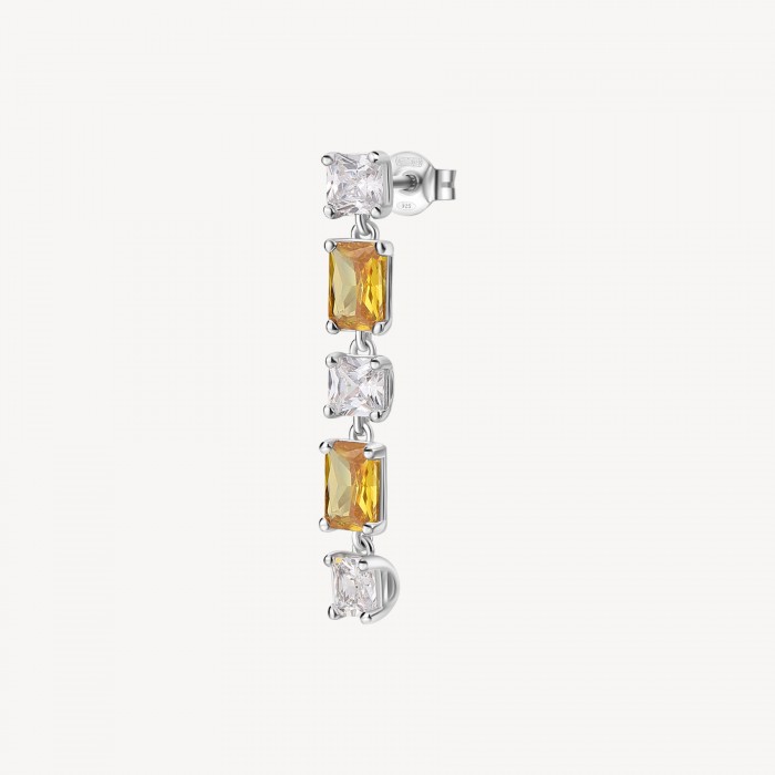 Orecchino Brosway in argento 925 con zirconia energy yellow FEY16