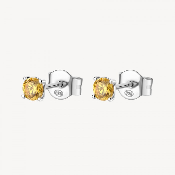 Orecchino Brosway in argento 925 con zirconia energy yellow FEY37