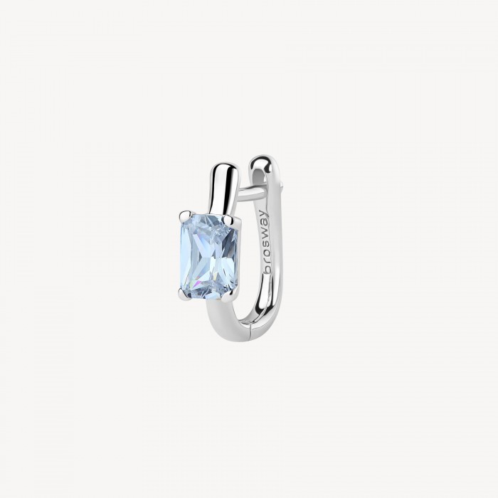 Orecchino Brosway in argento 925 con zirconia light blue FCL08