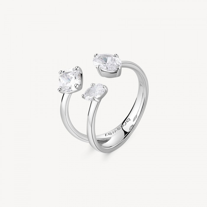 Anello Brosway in argento 925 con zirconia infinite white FIW19