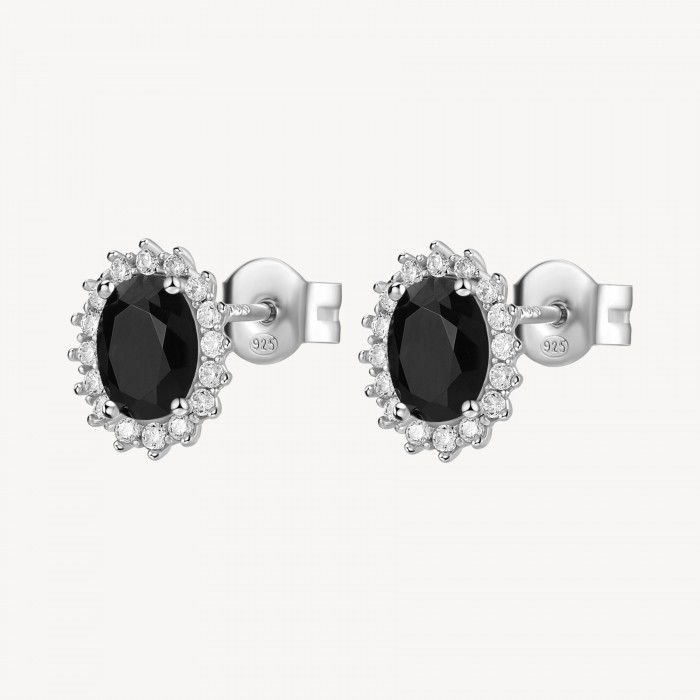 Orecchini Brosway in argento 925 con zirconia mistery black FMB13