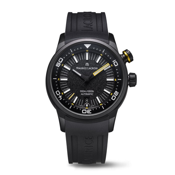 Maurice Lacroix Pontos S Diver nero DLC Special Edition 42mm PT6248-DLB00-330-2