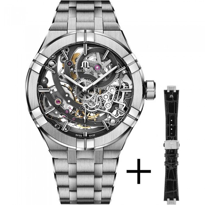 Maurice Lacroix Aikon Skeleton 45mm AI6028-SS002-030-2