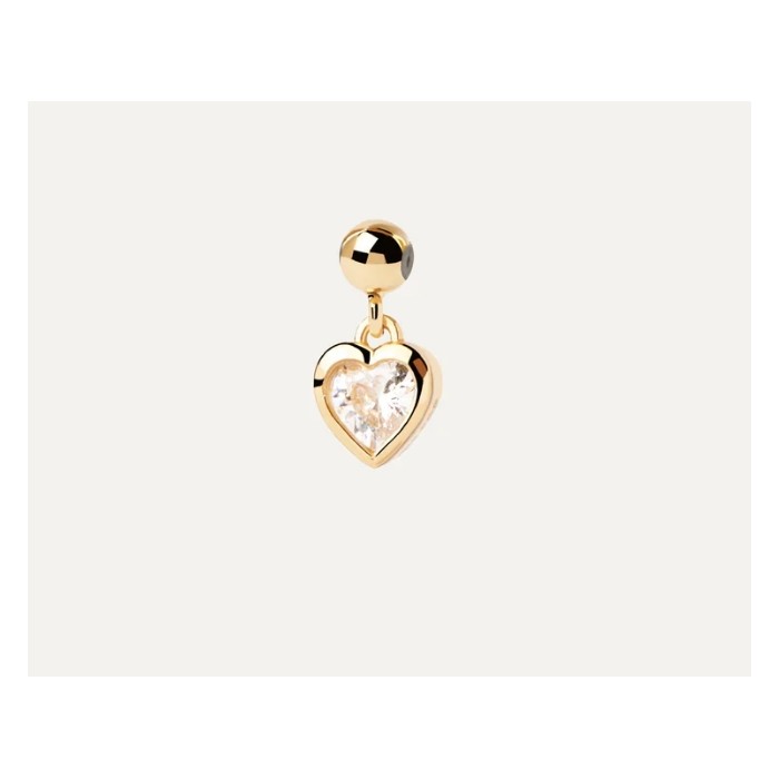 PDPAOLA charms cuore con zircone in argento 925 CH01-116-U