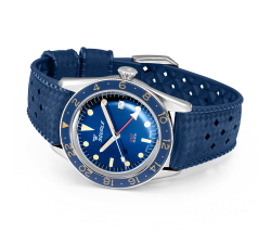 Squale Sub-39 GMT Vintage Blue Rubber SUB-39GMTB.HTB