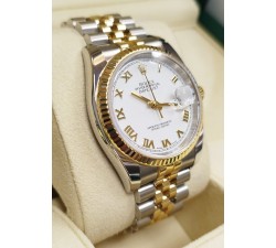 Rolex Datejust 36 White Roman 2017 Full Set 116233