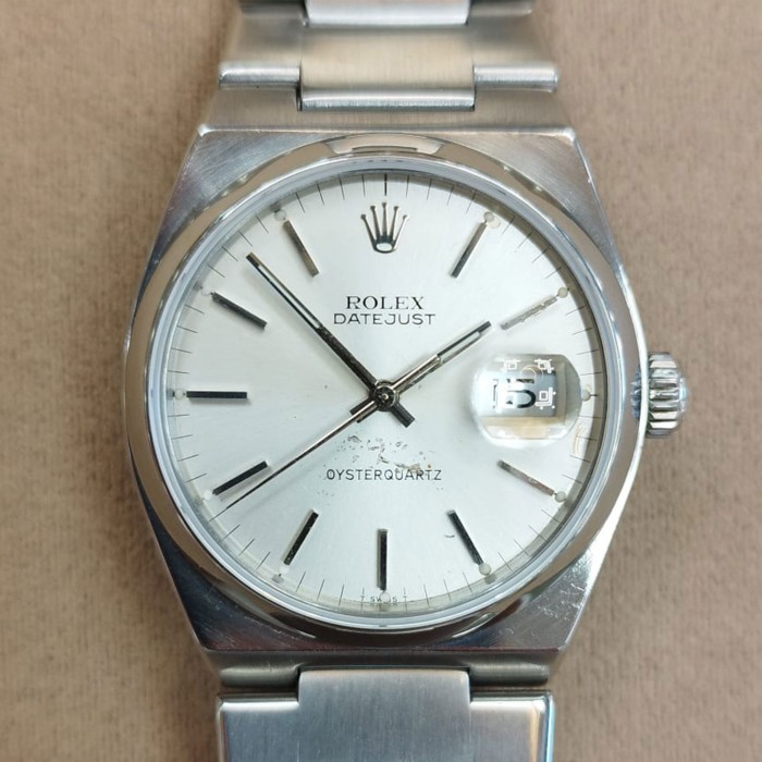 Rolex Datejust Oysterquartz Silver Dial "First Generation" 17000