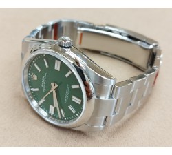 Rolex Oyster Perpetual 41 Green Dial New 2024 Full Set 124300