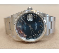 Rolex Datejust 36 Blue Roman Full set 16200