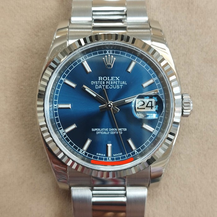 Rolex Datejust 36 Never Polished Blue Dial 116234