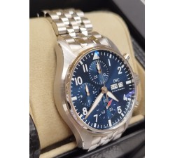 IWC Pilot's Chronograph 41 Blue NEW IW388102