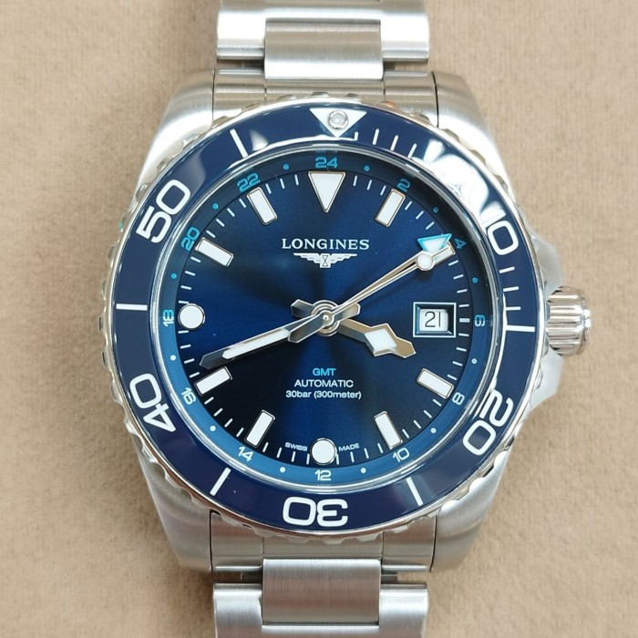 Longines HydroConquest GMT 41mm Blue L3.790.4.96.6