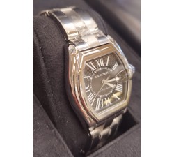 Cartier Roadster nero romani NOS con pellicole Special Box doppio cinturino 2510