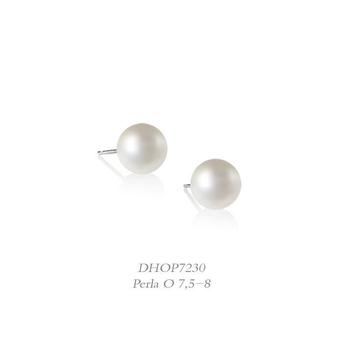 Orecchini in oro bianco18Kt con Perle DHOP7230 DonnaOro Luce