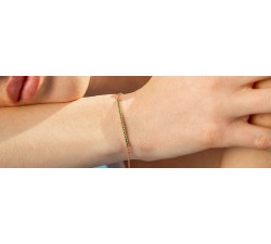 Bracciale barretta con diamanti in oro 18Kt BACKSPIN PHBF9559.011 DonnaOro PADDLE