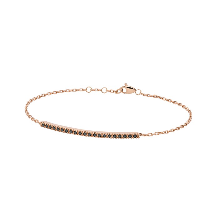 Bracciale barretta con diamanti in oro 18Kt BACKSPIN PHBF9563 DonnaOro PADDLE