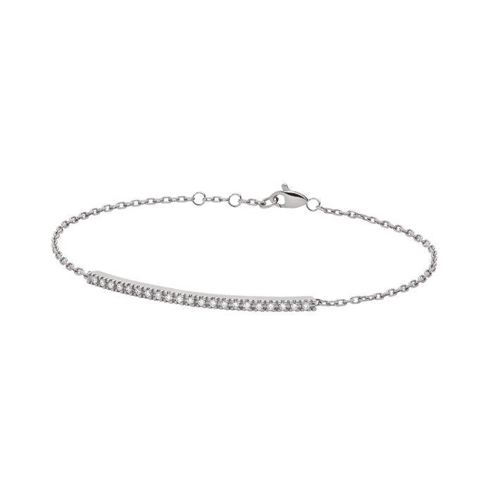 Bracciale barretta con diamanti in oro 18Kt BACKSPIN PHBF9559.011 DonnaOro PADDLE