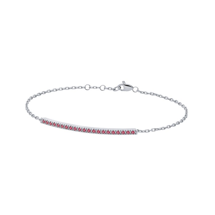 Bracciale barretta con rubini in oro 18Kt BACKSPIN PHBR9561 DonnaOro PADDLE