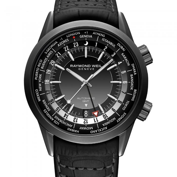 Raymond Weil Freelancer Worldtimer GMT Automatic 40,5mm 2765-BKC-20001