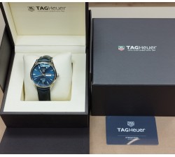 TAG Heuer Carrera Calibre 5 Day Date Blu NEW WAR201E.FC6292