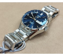 TAG Heuer Carrera Calibre 5 Day Date Blue NEW WAR201E.BA0723