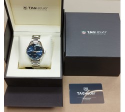 TAG Heuer Carrera Calibre 5 Day Date Blue NEW WAR201E.BA0723