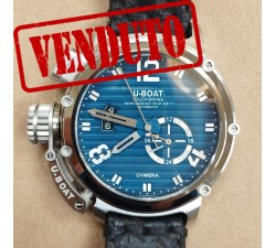 U-Boat Chimera 46mm Ss Blue Limited Edition Official Dealer 9602