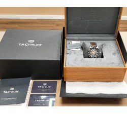 TAG Heuer Autavia Chronometer 42mm Black New WBE5114.FC8266