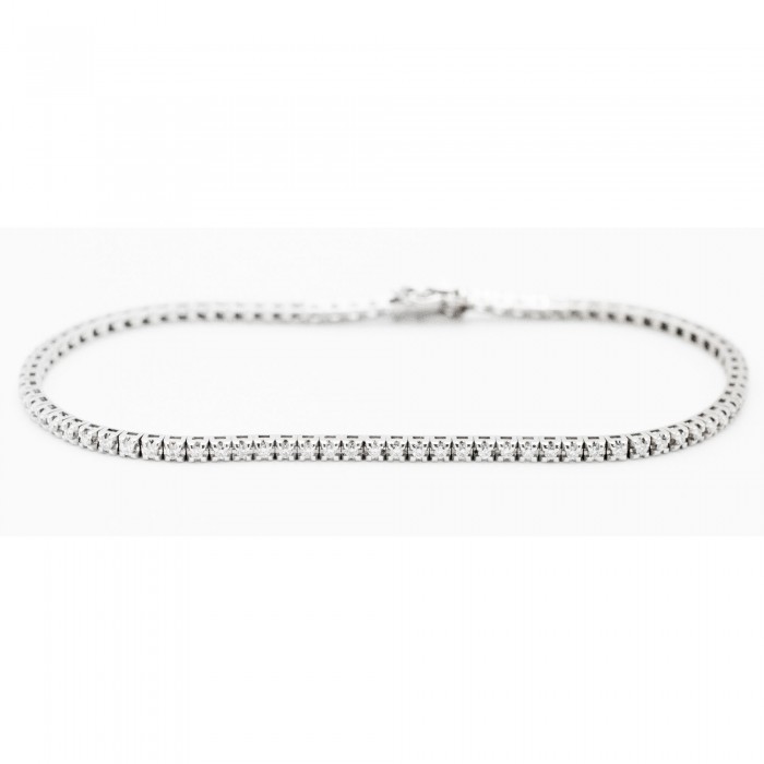 Bracciale Tennis Diamanti Ct. 0,86 F VS in oro 18Kt