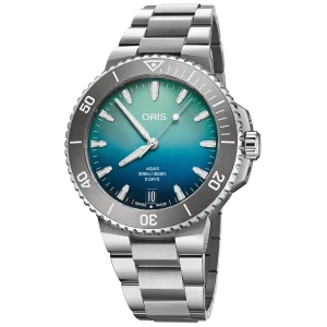 Oris Aquis Great Barrier Reef Limited Edition IV 01 400 7790 4185-Set – Automatico 43,5 mm Blu