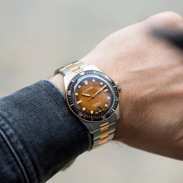 Oris Divers Sixty-Five Date 01 733 7707 4356-07 8 20 17 – Automatico 40 mm Bronzo