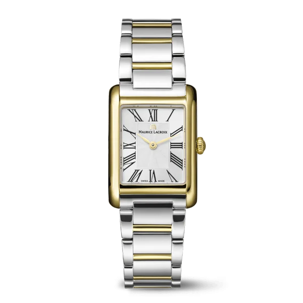 Maurice Lacroix Fiaba Square – Oro PVD e Acciaio 24×34 mm (FA1205-PVY02-110-A)